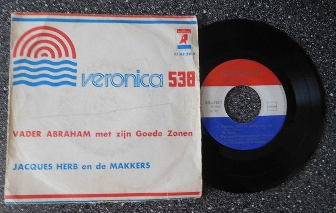 Vader Abraham - Veronica (BE 1972) (vanaf € 1,75), Cd's en Dvd's, Vinyl | Nederlandstalig, Zo goed als nieuw, Levenslied of Smartlap