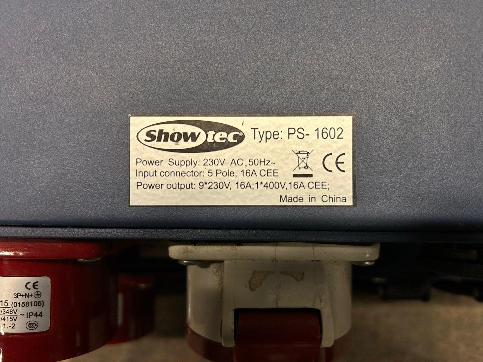 Showtec PS-1602 Power Distributie Rack (2 stuks), Ophalen, Gebruikt
