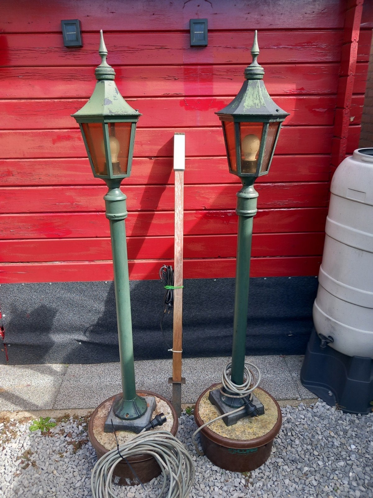 Tuinverlichting, Tuin en Terras, Ophalen, Gebruikt, Staande lamp, Netvoeding