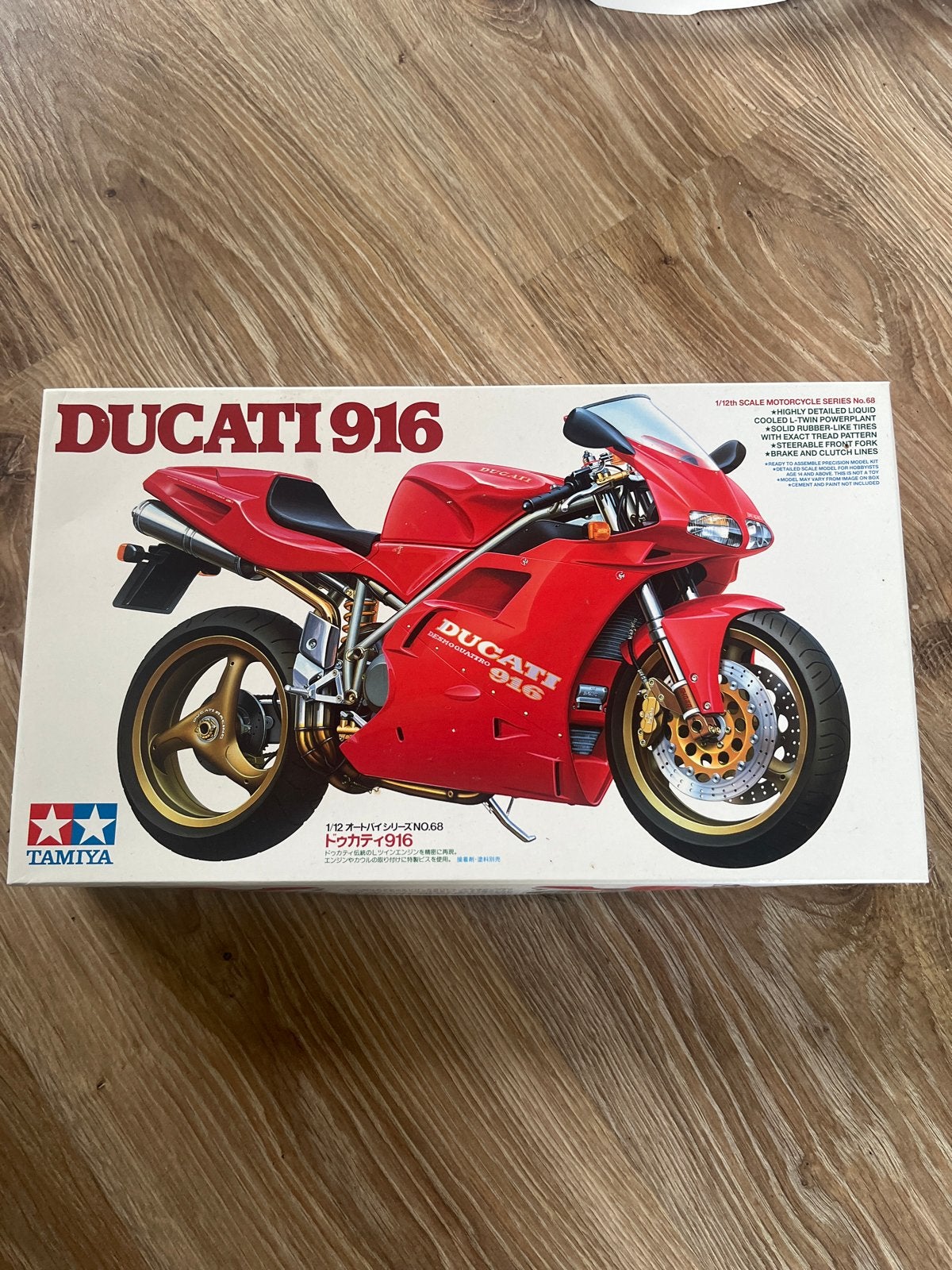 Tamiya Ducati 916 Modelbouwkit - Nieuw in doos, Hobby en Vrije tijd, 1:32 tot 1:50, Overige typen, Nieuw, Ophalen of Verzenden
