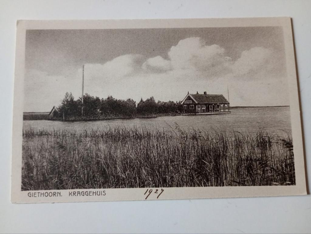 Giethoorn Kraggehuis 1927, Ophalen of Verzenden, 1920 tot 1940, Ongelopen, Overijssel