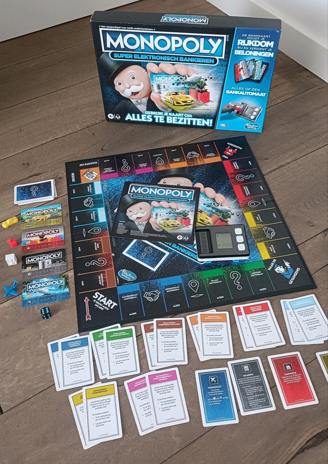 Monopoly Super Elektronisch Bankieren - Zgan, Hobby en Vrije tijd, Ophalen of Verzenden, Zo goed als nieuw, Hasbro