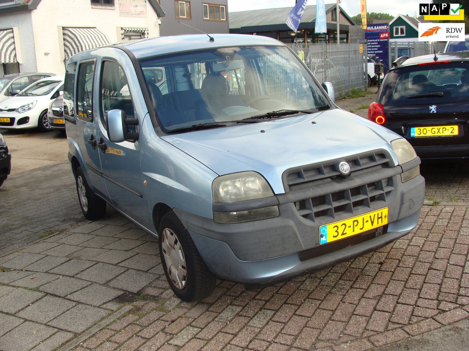 Fiat Doblò 1.6-16V ELX st bekr airco elek pak nap apk, Voorwielaandrijving, 1596 cc, Gebruikt, Doblo