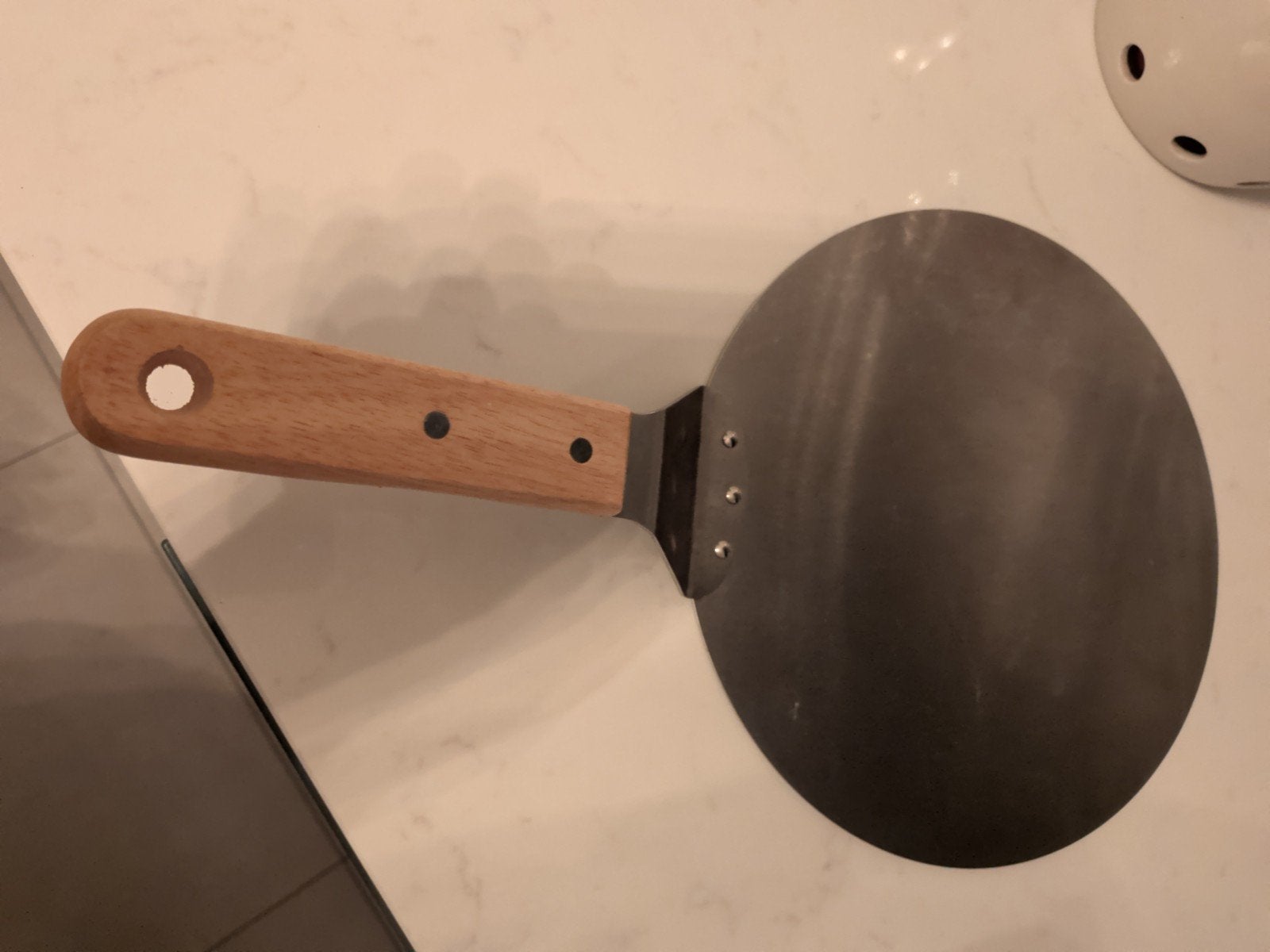 pizzaschep zgan 25 cm, Ophalen of Verzenden, Zo goed als nieuw