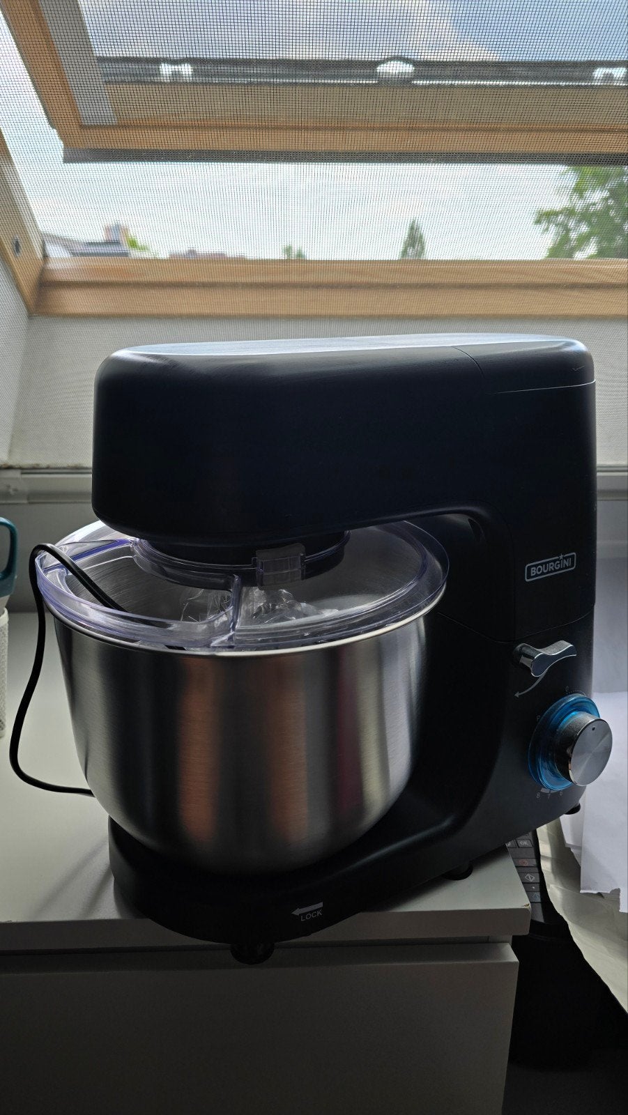 Bourgini Kitchen Chef - Zwart, Zo goed als nieuw, 4 liter of meer, Ophalen, Zo goed als nieuw, 3 snelheden of meer