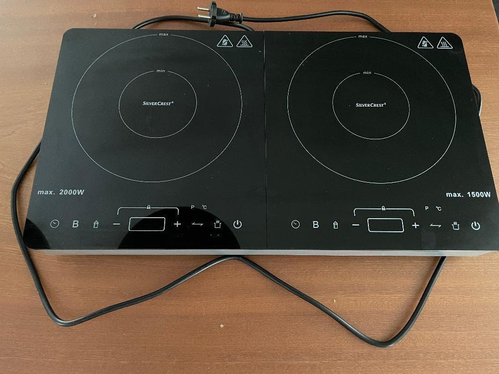 Te koop dubbele inductie kookplaat 3500w  € 40,-, Ophalen, 3 kookzones of minder, Zo goed als nieuw, Inductie