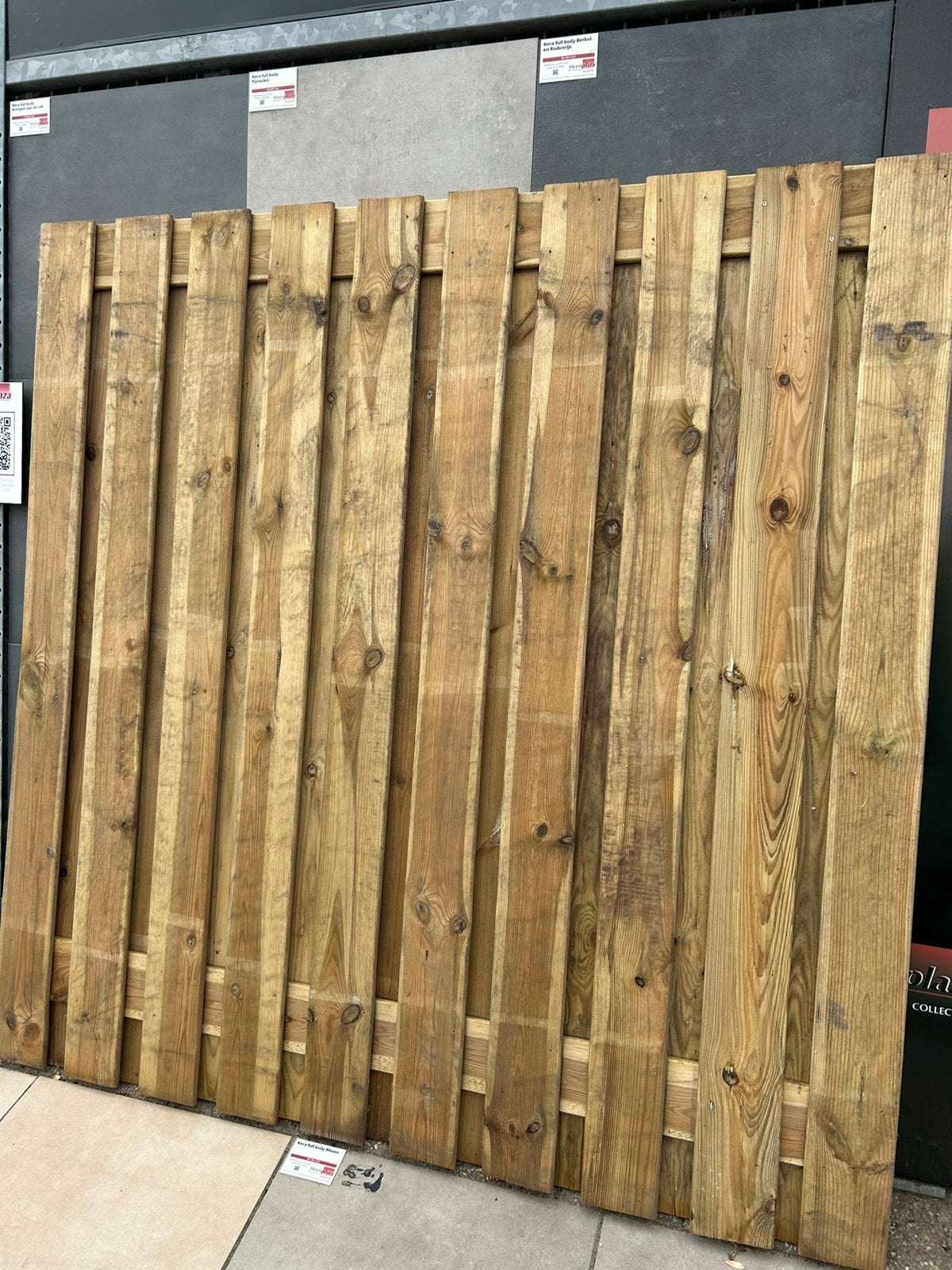 1 Tuinschermen 180x180cm en 2 verloop schermen 90x180cm, Ophalen, Zo goed als nieuw, Hout, 150 tot 200 cm