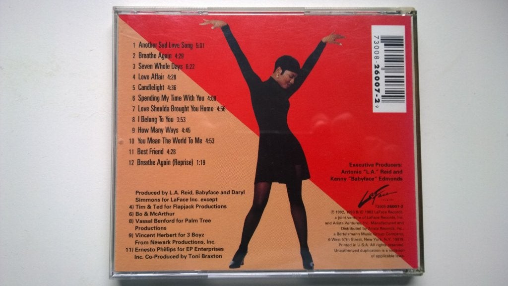 Toni Braxton - Toni Braxton, Ophalen of Verzenden, Zo goed als nieuw, Soul, Album