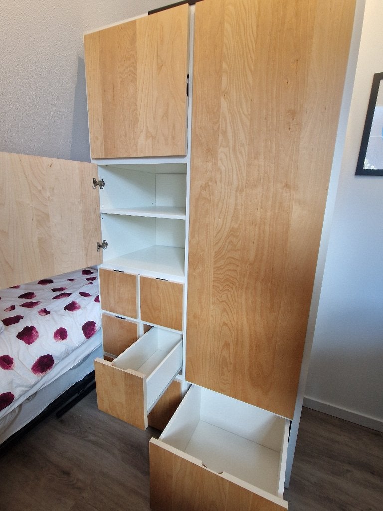 Ikea RAKKE kledingkast, Ophalen, Gebruikt, 100 tot 150 cm, 200 cm of meer