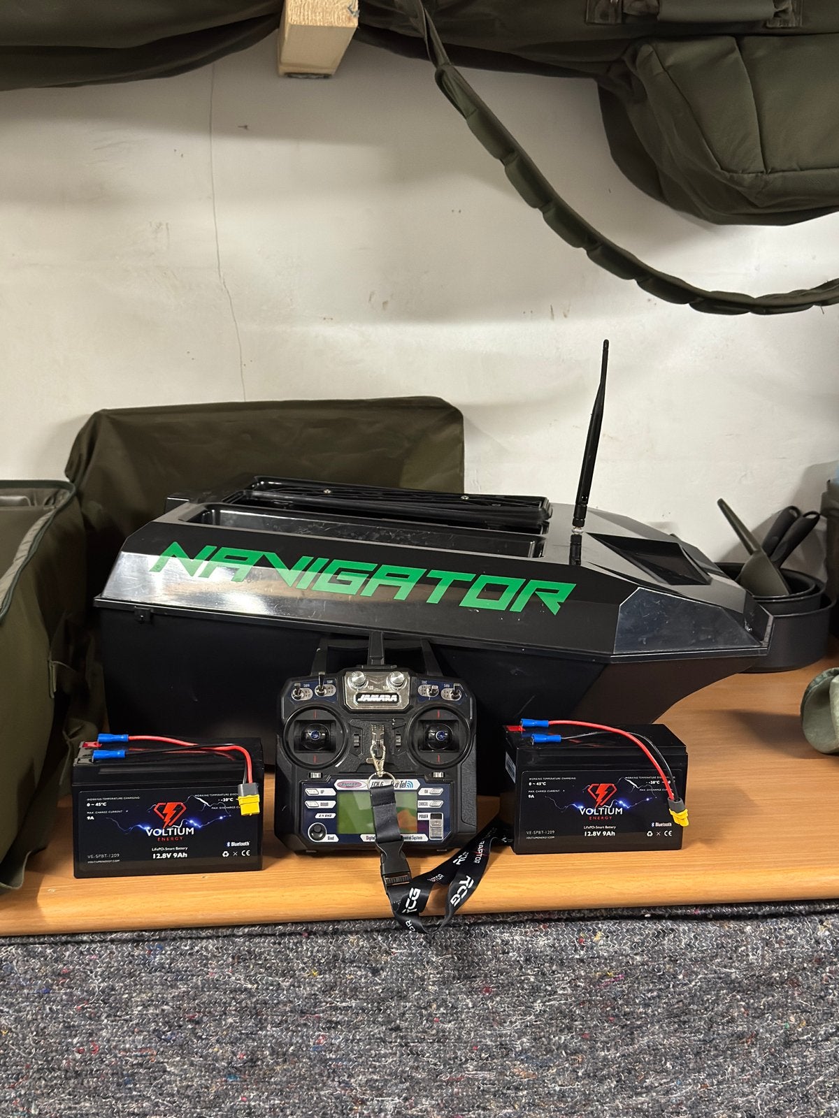 Navigator voerboot met Raymarine wifish en accuset voltium, Ophalen of Verzenden, Zo goed als nieuw, Overige typen