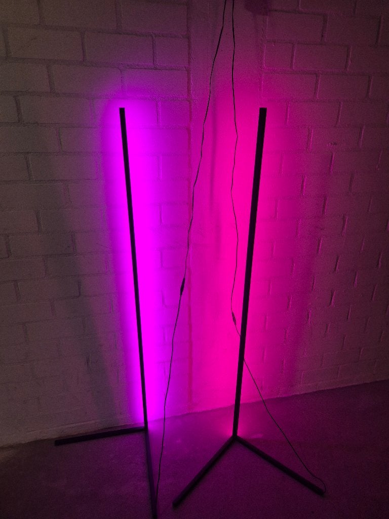 2 staande lampen, Ophalen, Gebruikt, 100 tot 150 cm