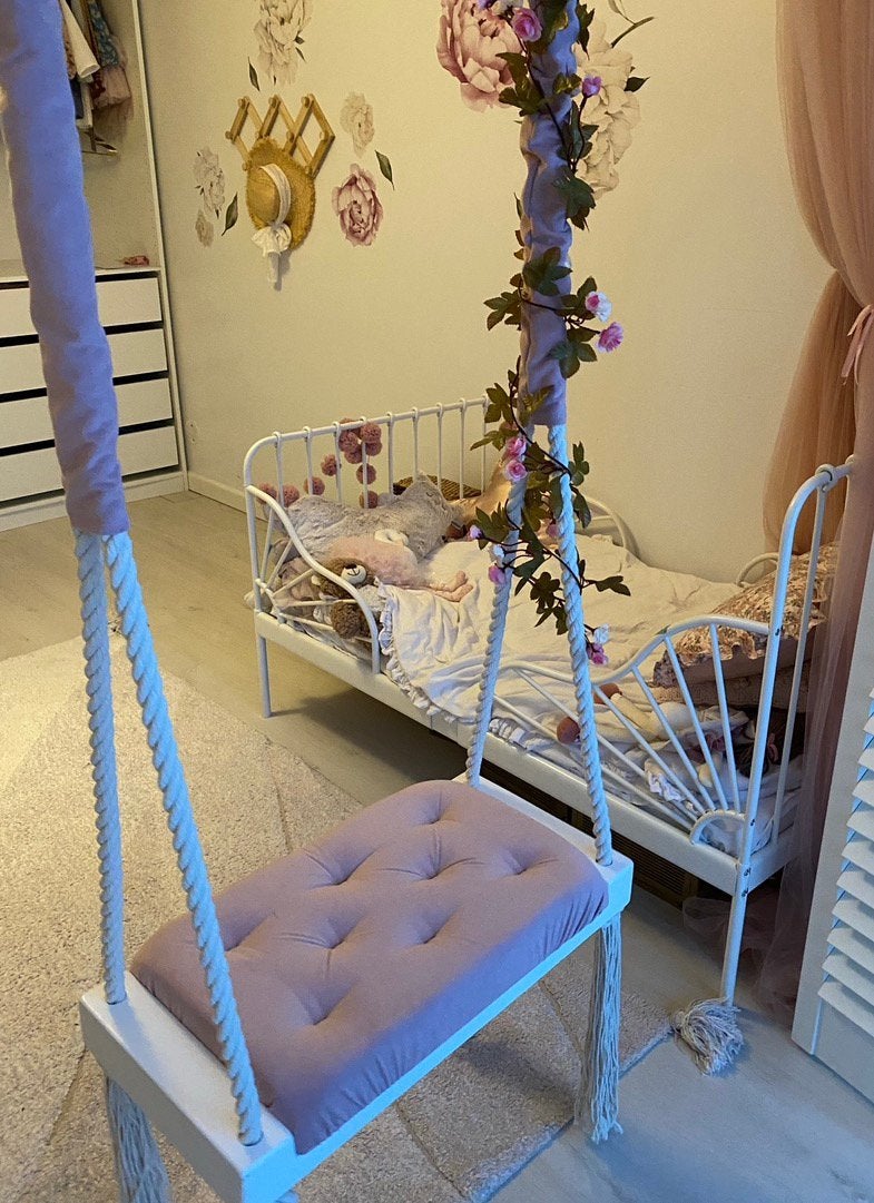 Schommel kinderkamer roze, Ophalen, Zo goed als nieuw, Lamp