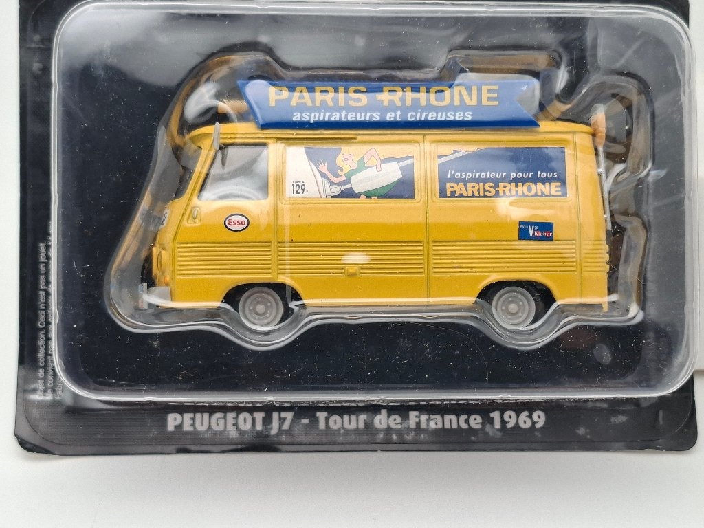 Peugeot J7 Fourgon Tour de France 1969 - 1/43, Verzenden, Zo goed als nieuw, Auto, Overige merken