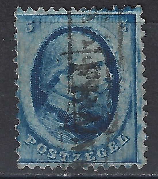 NVPH 4 gebruikt Willem III 1864 ; OUD NEDERLAND p/stuk, Postzegels en Munten, Ophalen of Verzenden, T/m 1940, Gestempeld