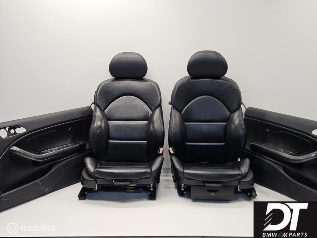Interieur BMW E46 M3 Coupé Nappa leer zwart, Gebruikt, Ophalen of Verzenden