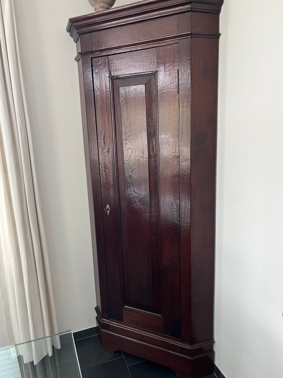 Teak hoekkast in uitstekende staat, Ophalen