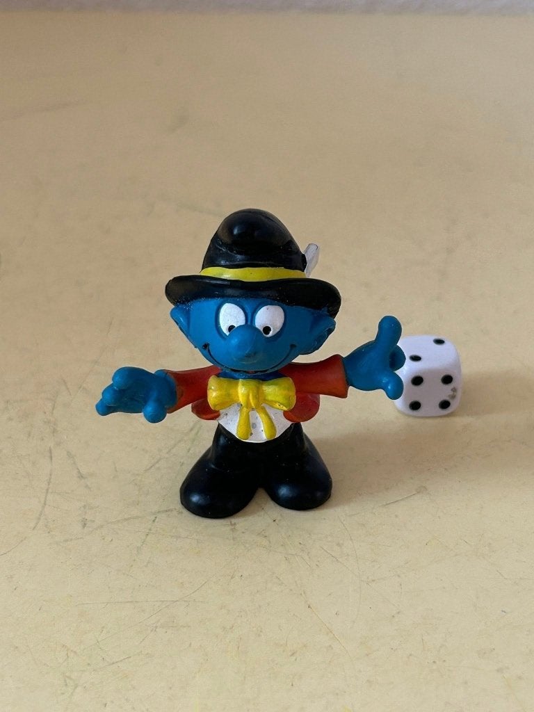 Vintage Schleich Smurf Fotograaf 1981 Peyo Duitsland, Info@schleich-s.com, Ophalen of Verzenden, Am Limes 69, 73527 Schwäbisch Gmünd, Duitsland