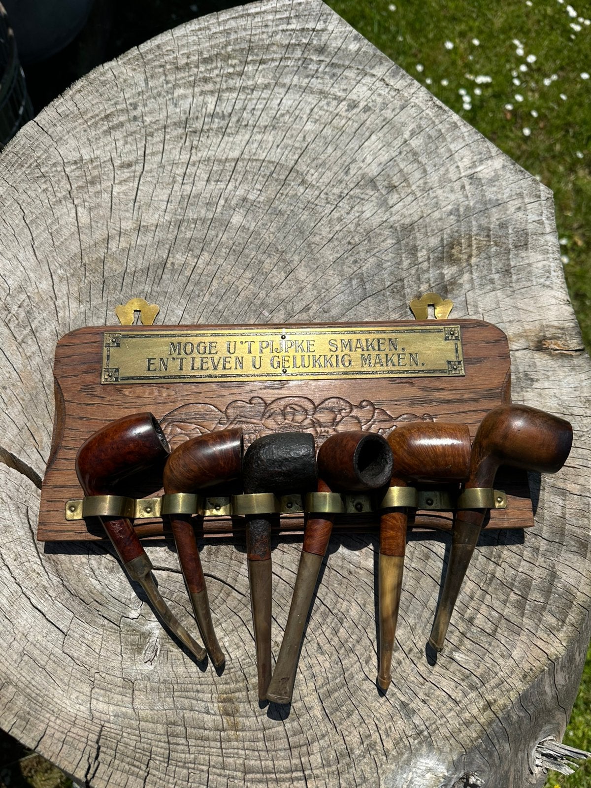 Antiek pijpenrek, Verzenden