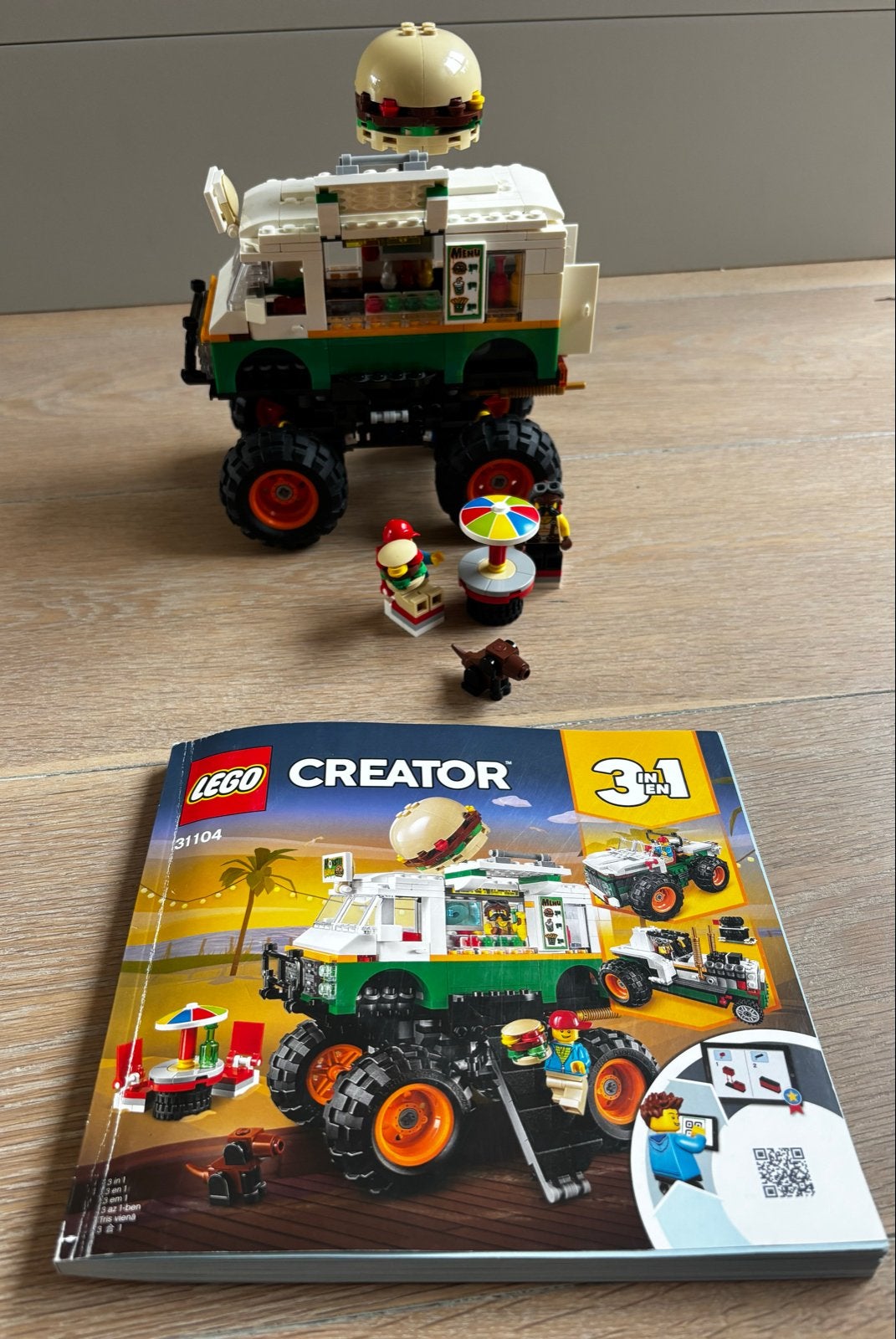 LEGO Creator 3in1 Monster Burger Truck 31104, Ophalen, Zo goed als nieuw, Overige merken
