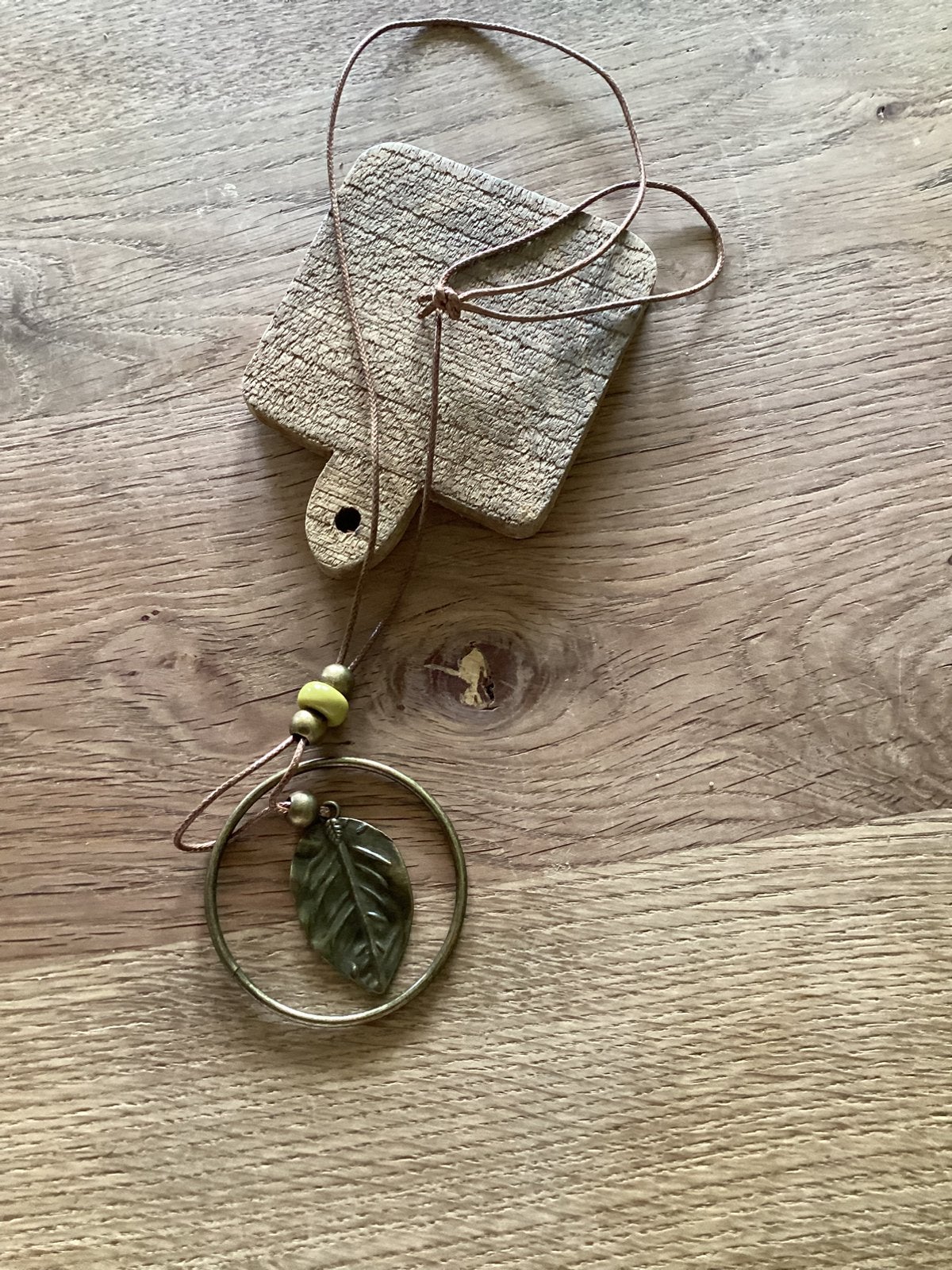 Ketting, Gebruikt, Bruin, Verzenden, Overige materialen