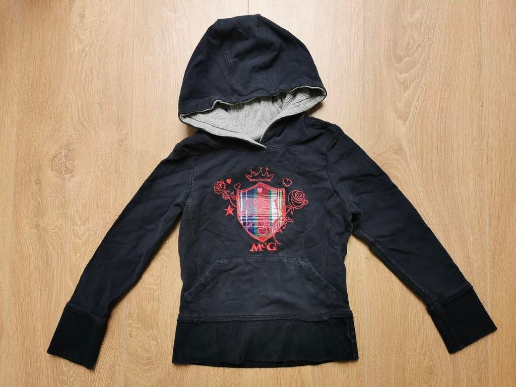McGregor meisjes trui hoodie blauw maat 116, Ophalen of Verzenden, Gebruikt, Meisje, Trui of Vest