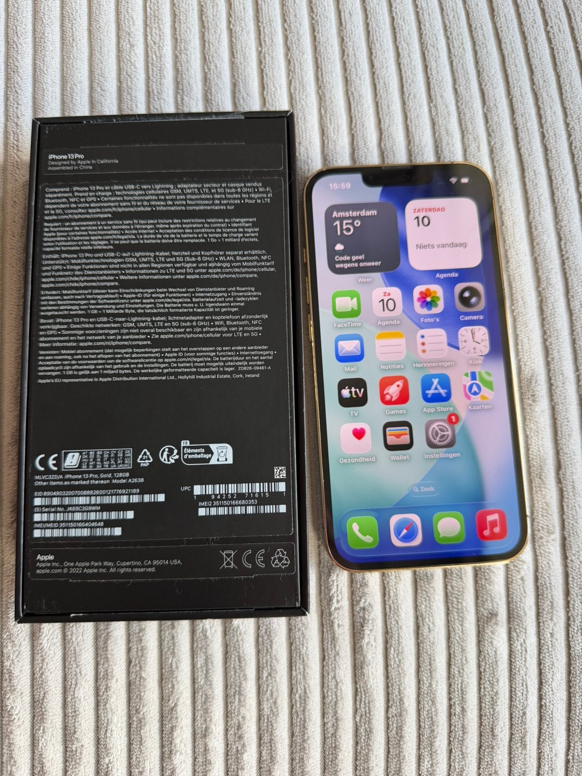 iPhone 13 pro, Ophalen, Zo goed als nieuw, 128 GB, IPhone 13 Pro