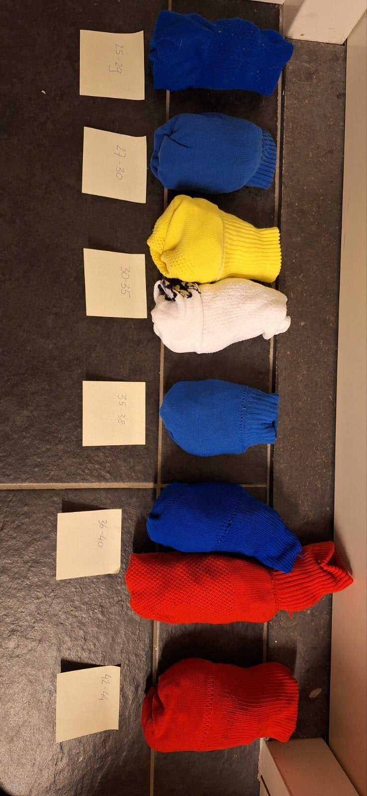 Diverse voetbalsokken (meerdere maten 27-44), Maat XS of kleiner, Ophalen of Verzenden, Gebruikt, Overige typen