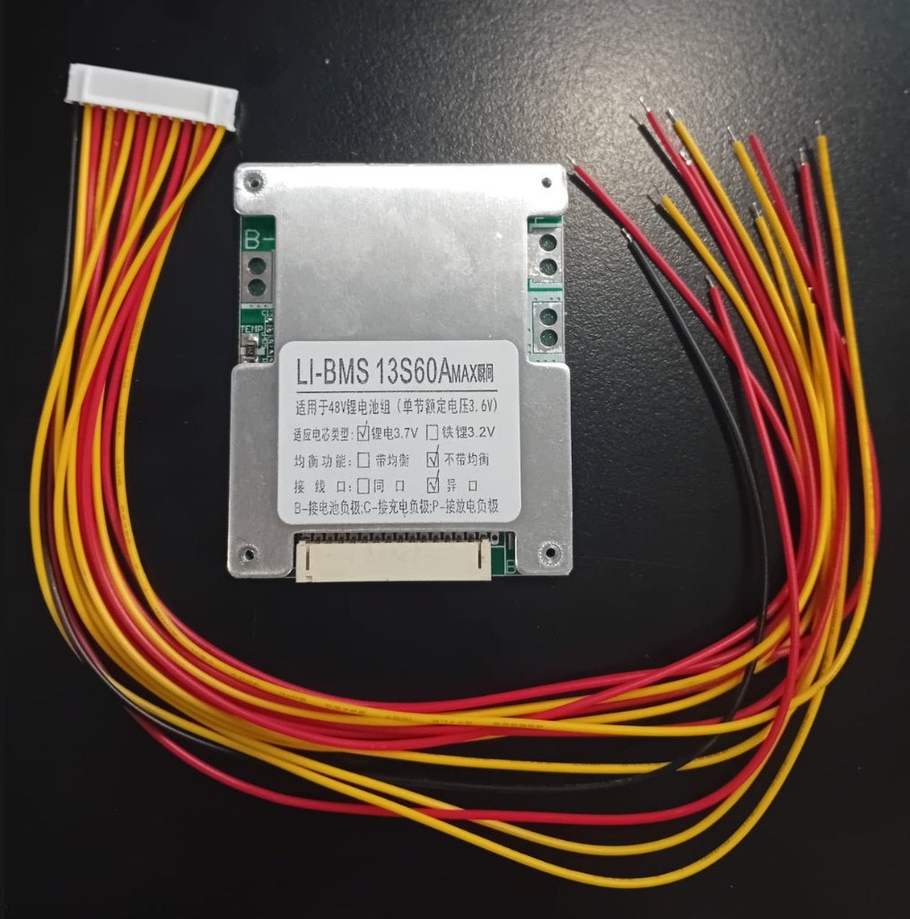 13S 48V 60A Lithium BMS accu / e-bike accu, Ophalen of Verzenden, Nieuw