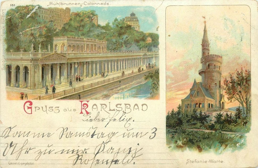 379-002-019 Karlsbad Litho, Verzenden, Voor 1920, Overig Europa