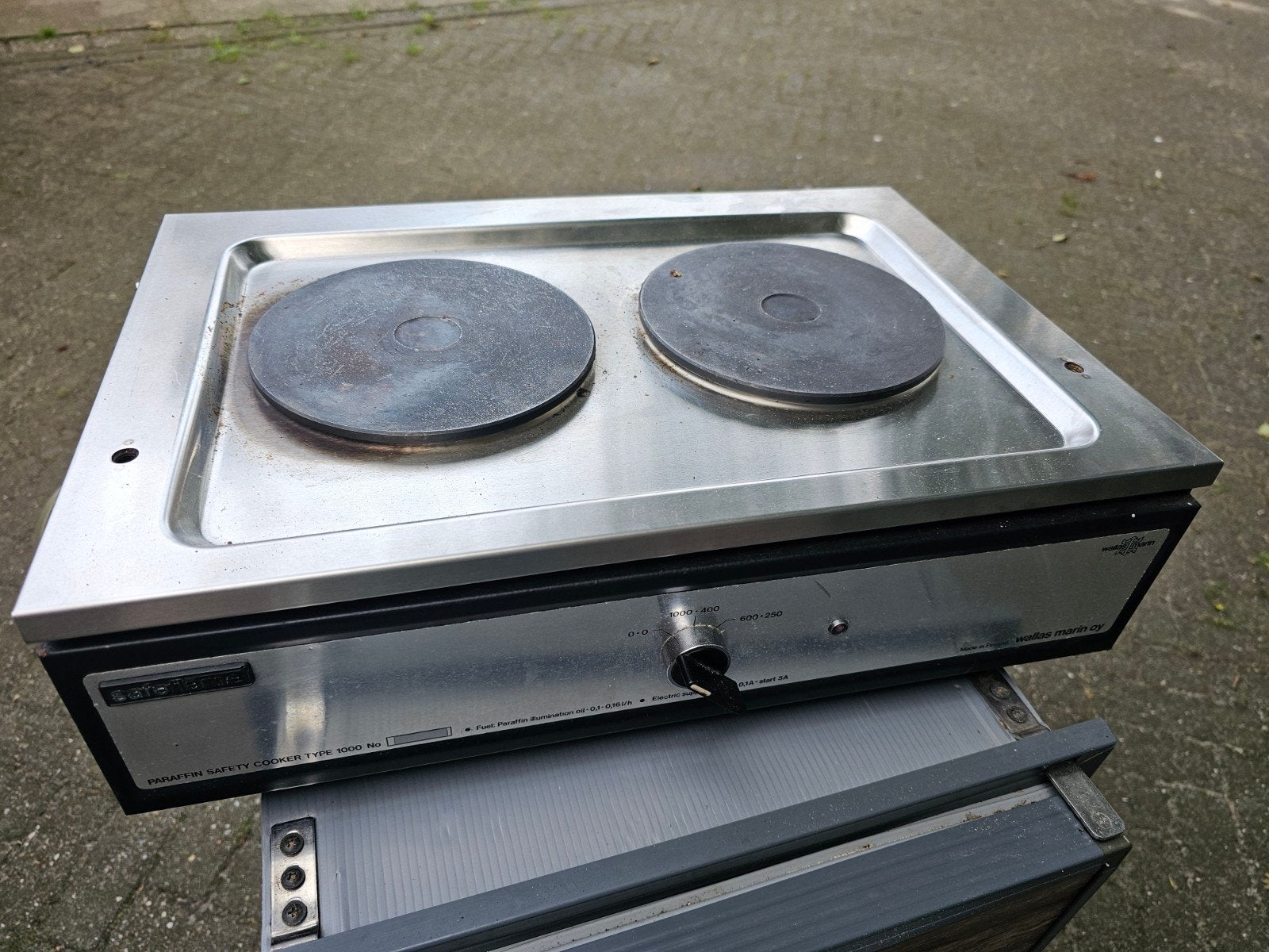 Wallas Marin SafeFlame Type 1000 Paraffine Kookplaat, Ophalen, Gebruikt