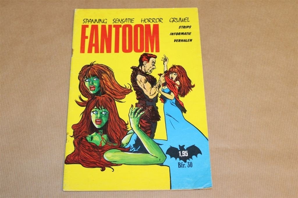 Fantoom - Horror Gruwel - Nr. 1 - Ca 1975, Eén stripboek, Ophalen of Verzenden, Gelezen