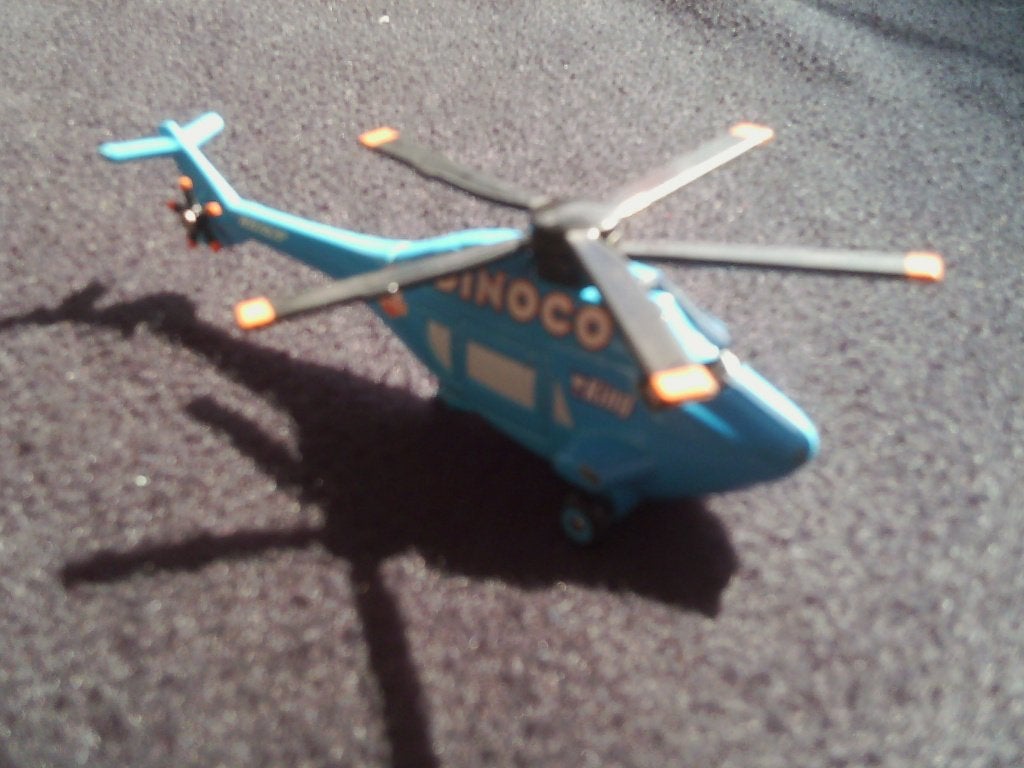 Disney Cars Auto's       Rotor de Dinoco Helicopter, Ophalen of Verzenden, Zo goed als nieuw