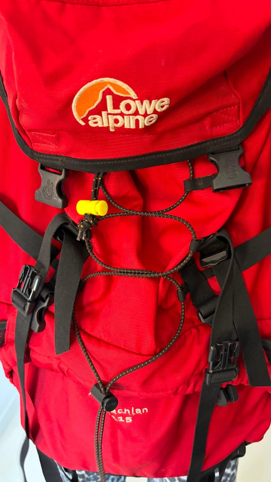 Lowe Alpine Appalachian 60+15 Trekking Rugzak Rood, Ophalen, Gebruikt, Rugzak