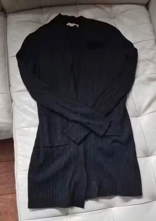 Lang Zwart Vanity vest maat 38, Kleding | Dames, Truien en Vesten, Ophalen of Verzenden, Zo goed als nieuw, Maat 38/40 (M), Zwart