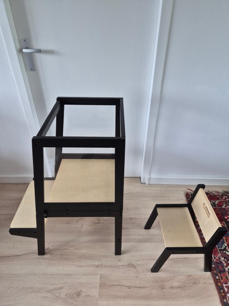 Multifunctionele Montessori Leertoren met Extra Stoel, Ophalen, Zo goed als nieuw, Overige typen