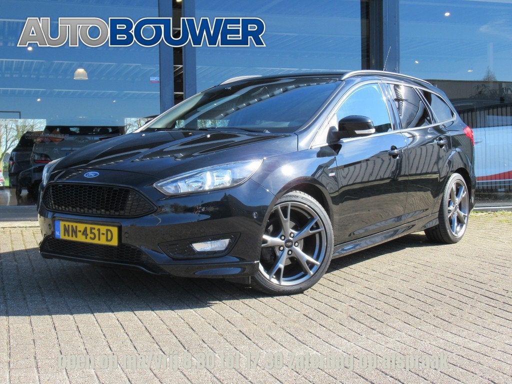Ford FOCUS Wagon 1.0 125 pk ST-Line ! Navi | camera | cruise, Gebruikt, Euro 6, Electronic Stability Program (ESP), Zwart