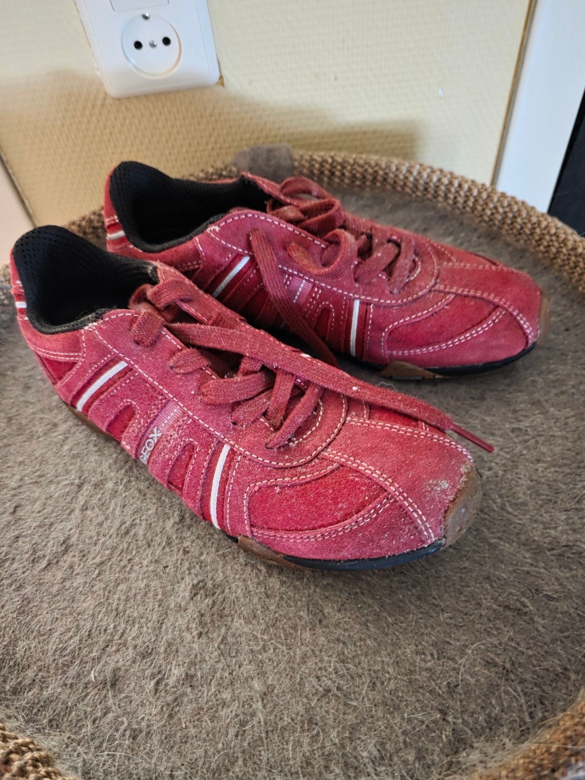 Rode Geox sneakers maat 37 - ZGAN, Ophalen of Verzenden