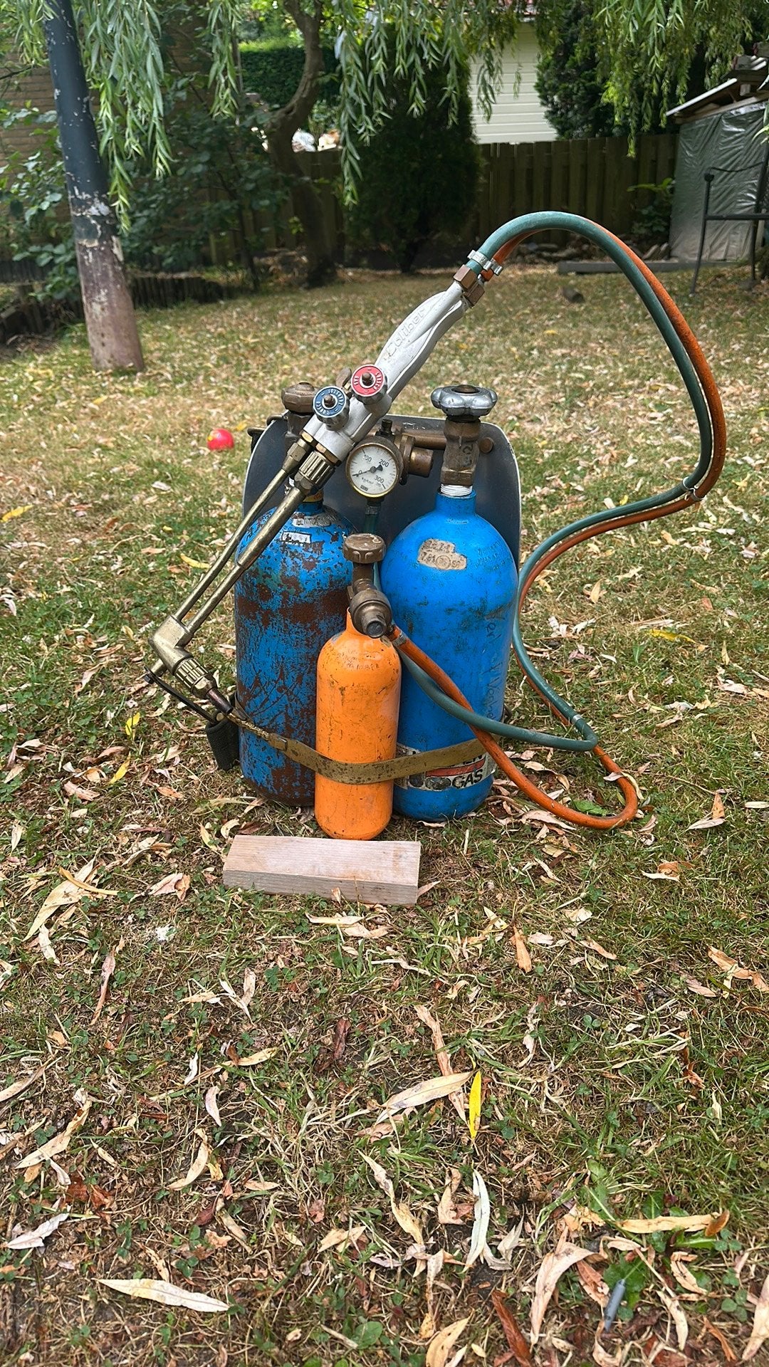 Snijbrander gas/ zuurstof mobiel apparaat., Ophalen, Gebruikt, Minder dan 150 ampère, Overige typen
