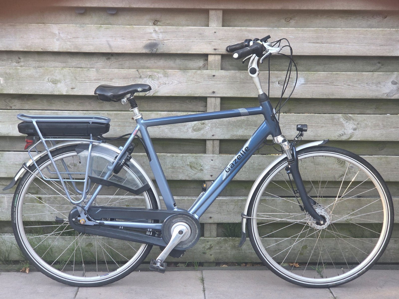 Nette elektrische herenfiets gazelle grenoble comfort H57 cm, 55 tot 59 cm, Ophalen, Zo goed als nieuw, Overige merken