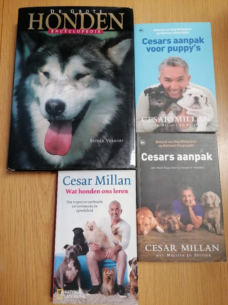 grote encyclopedie Cesars aanpak voor puppy's leren honden, Ophalen, Zo goed als nieuw, De grote honden encyclopedie Esther Verhoef