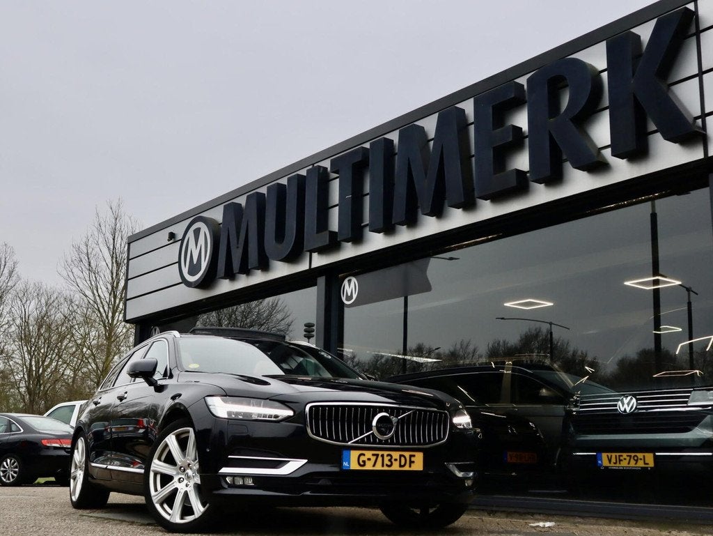 Volvo V90 2.0 D5 AWD Inscription, Panorama Massage, Camera, Auto's, Volvo, Bedrijf, Te koop, V90, 360° camera, 4x4, ABS, Achteruitrijcamera