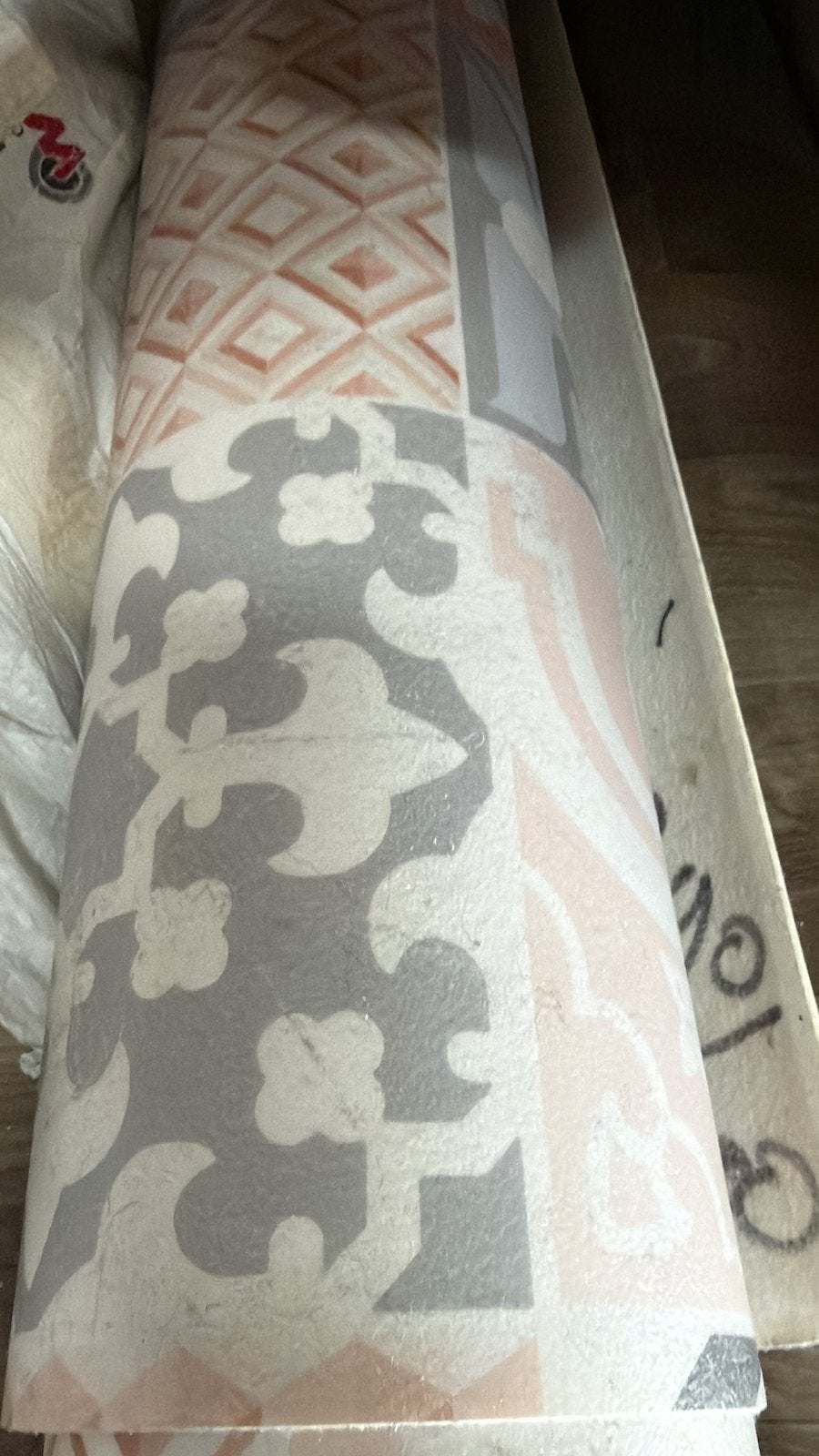 ‼️coupon vinyl Portugese tegel 3,90x4m direct ophalen nieuw, Huis en Inrichting, Ophalen of Verzenden