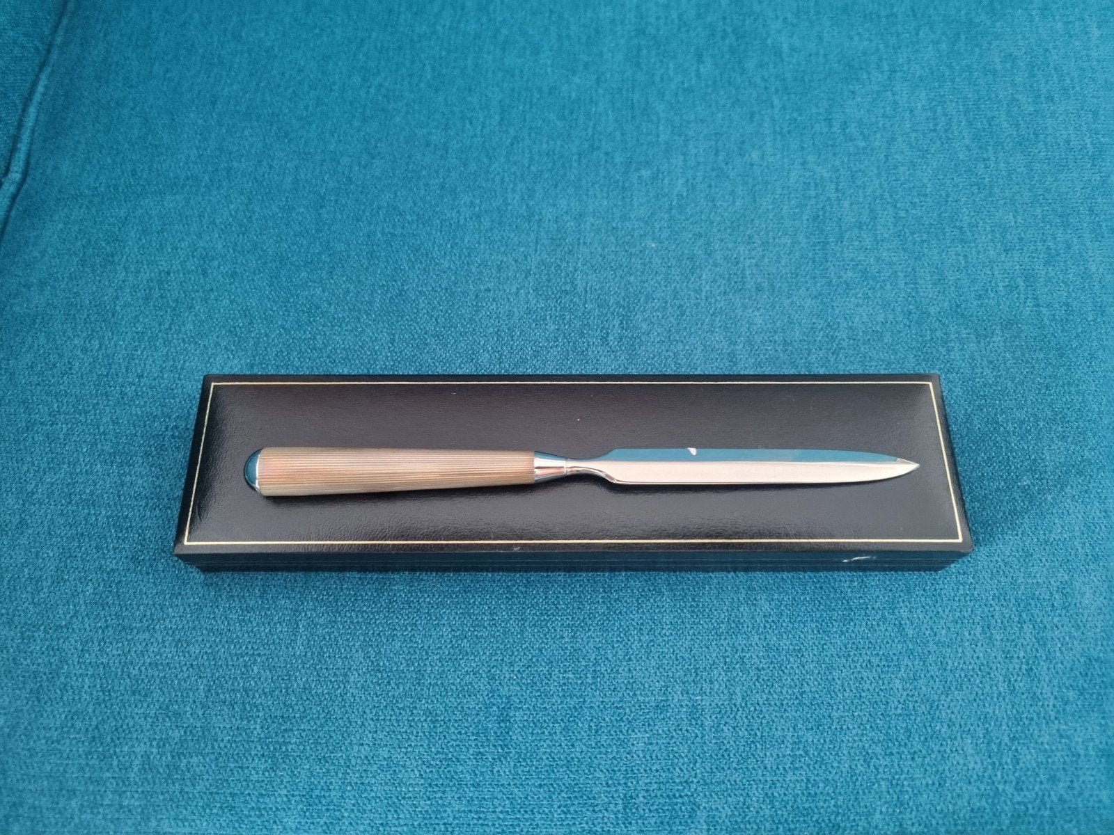 Mooie vintage briefopener van sterling zilver (925), Verzamelen, Pennenverzamelingen, Gebruikt, Vulpen, Overige merken, Ophalen of Verzenden