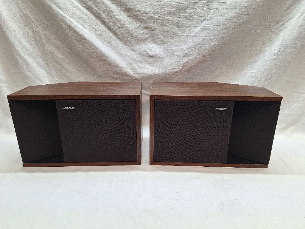 De vintage Bose Model 201 Series II stereo luidsprekers, Ophalen of Verzenden, Gebruikt, Minder dan 60 watt, Bose
