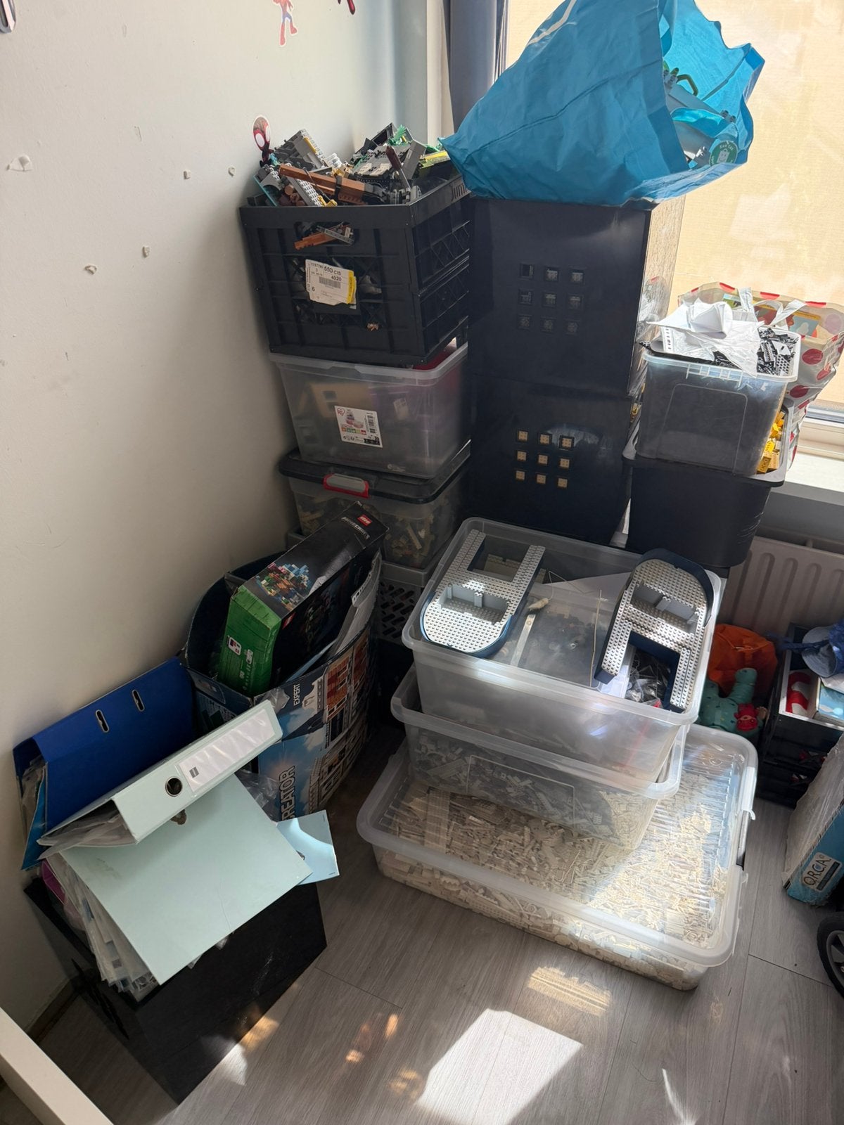 ZEER GROTE LEGO PARTIJ 130 KG – ALLES IN 1 KEER WEG!, Ophalen, Gebruikt