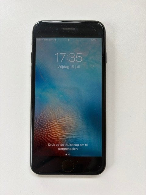 iPhone 7 – 128 GB – Simlockvrij – Werkt goed, Zwart, Ophalen of Verzenden, 84 %, Zonder simlock