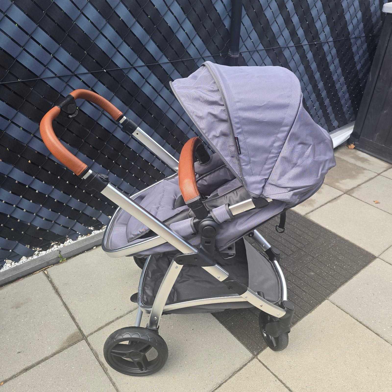 X-Adventure kinderwagen - Grijs met bruine accenten, Ophalen of Verzenden
