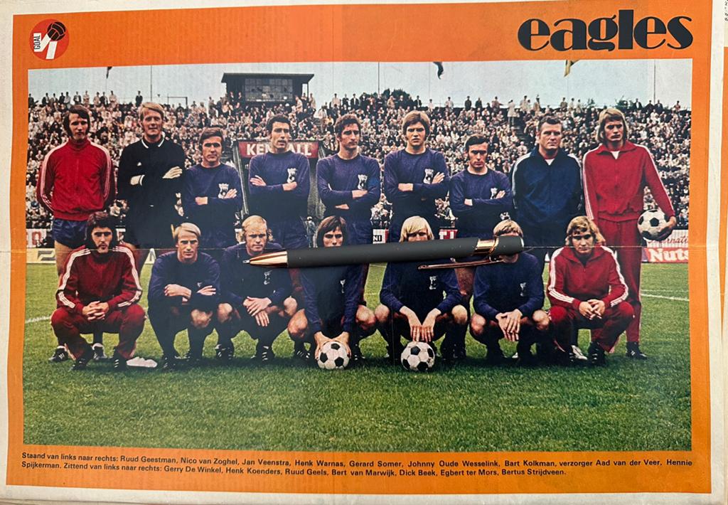 Poster Go Ahead Eagles uit 1971!, Verzamelen, Sportartikelen en Voetbal, Ophalen of Verzenden, Gebruikt, Overige binnenlandse clubs