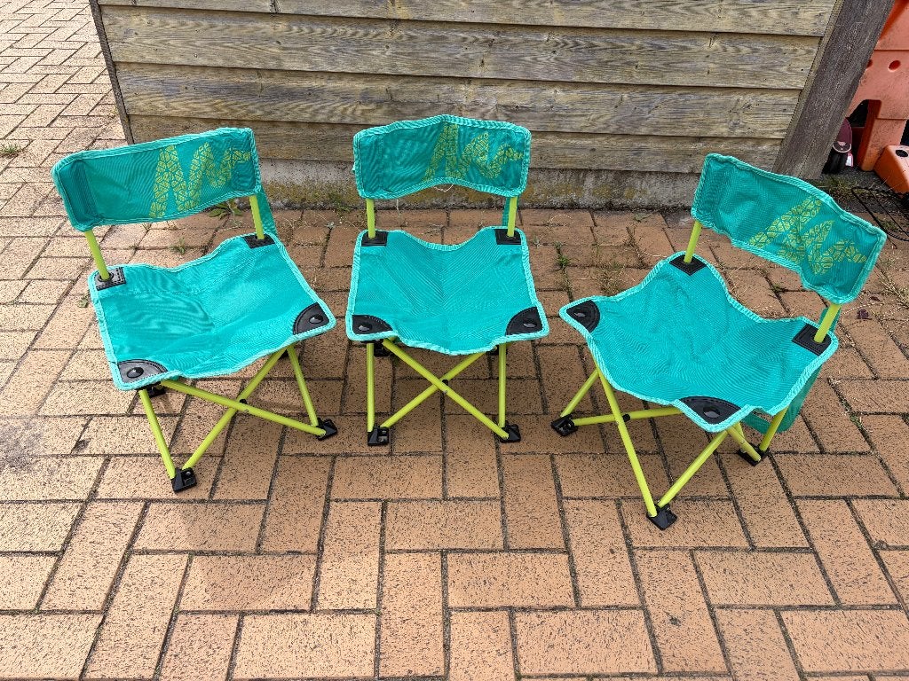 3 x quecha lage campingstoel kind, Caravans en Kamperen, Kampeermeubelen, Ophalen, Gebruikt, Campingstoel