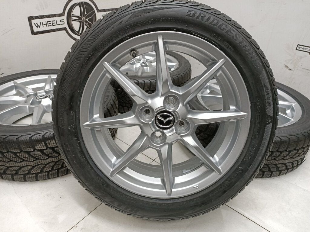 Mazda MX-5 lichtmetaal velgen 16"inch winterbanden, Auto-onderdelen, Banden en Velgen, Ophalen, Nieuw, 16 inch, Banden en Velgen